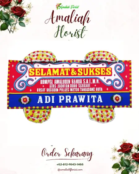 Papan Bunga Ucapan Selamat Bulustalan